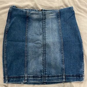 Free People Denim miniskirt